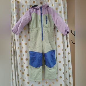 Swiss Tech Purple and Sage Snowsuit 5t